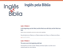 Tablet Screenshot of inglespelabiblia.com